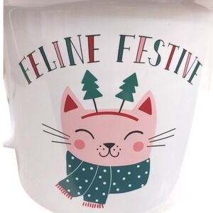 Holiday‎ Home Feline Festive Cat Christmas Coffee Mug Holiday Decor